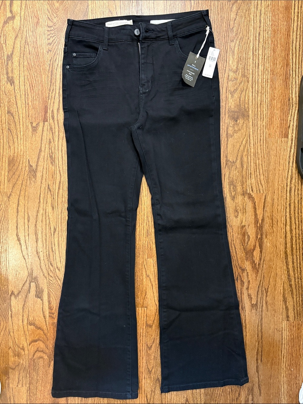 Anthropologie Pilcro and the Letterpress Black Flare Jeans